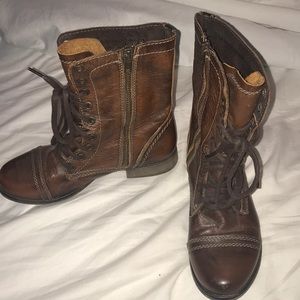 Steve Madden combat boots